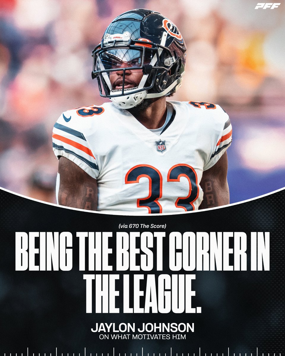PFF's tweet photo. Jaylon Johnson is the __ best CB in the NFL? https://t.co/4CW4HPPIML