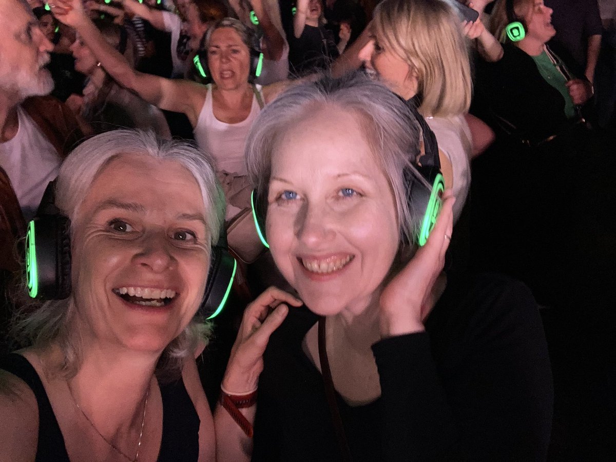 First time at a silent disco and it was brilliant! Our Abbey ruins rock as a venue.
