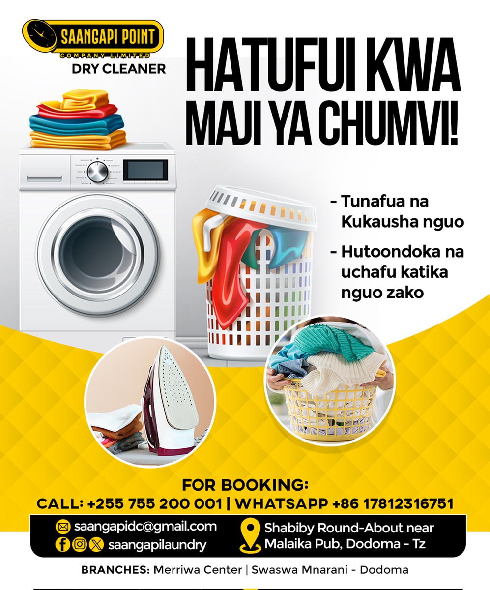 fua_chapchap's tweet image. It's another Weekend! 

#Drycleaner #WasherDryerGiveaway #Laundromat #Laundry