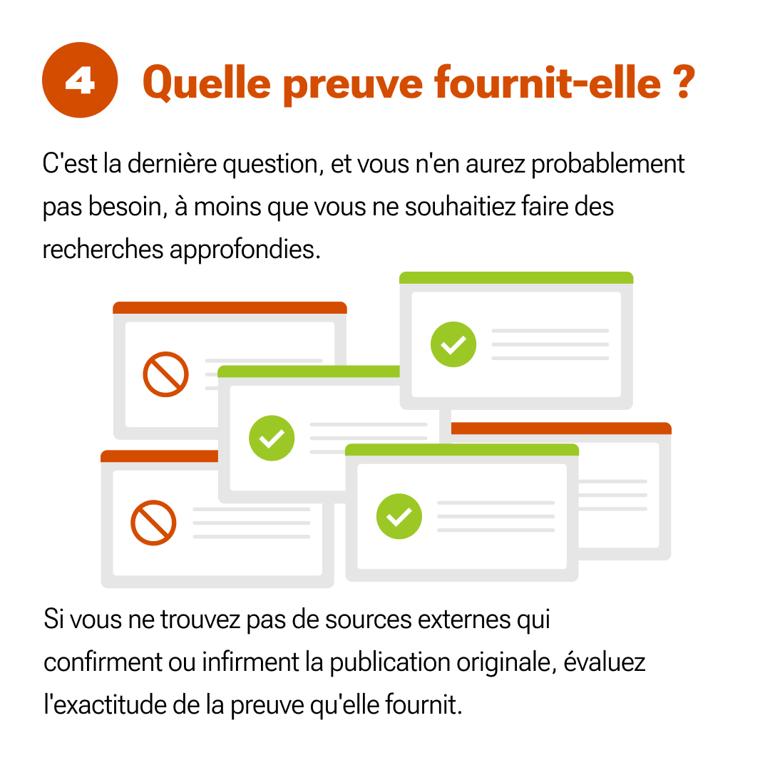 Avec <a href="/eurofactcheck/">European Fact-Checking Standards Network (EFCSN)</a>, quatre étapes à suivre pour ne pas se laisser piéger par la désinformation ⬇️