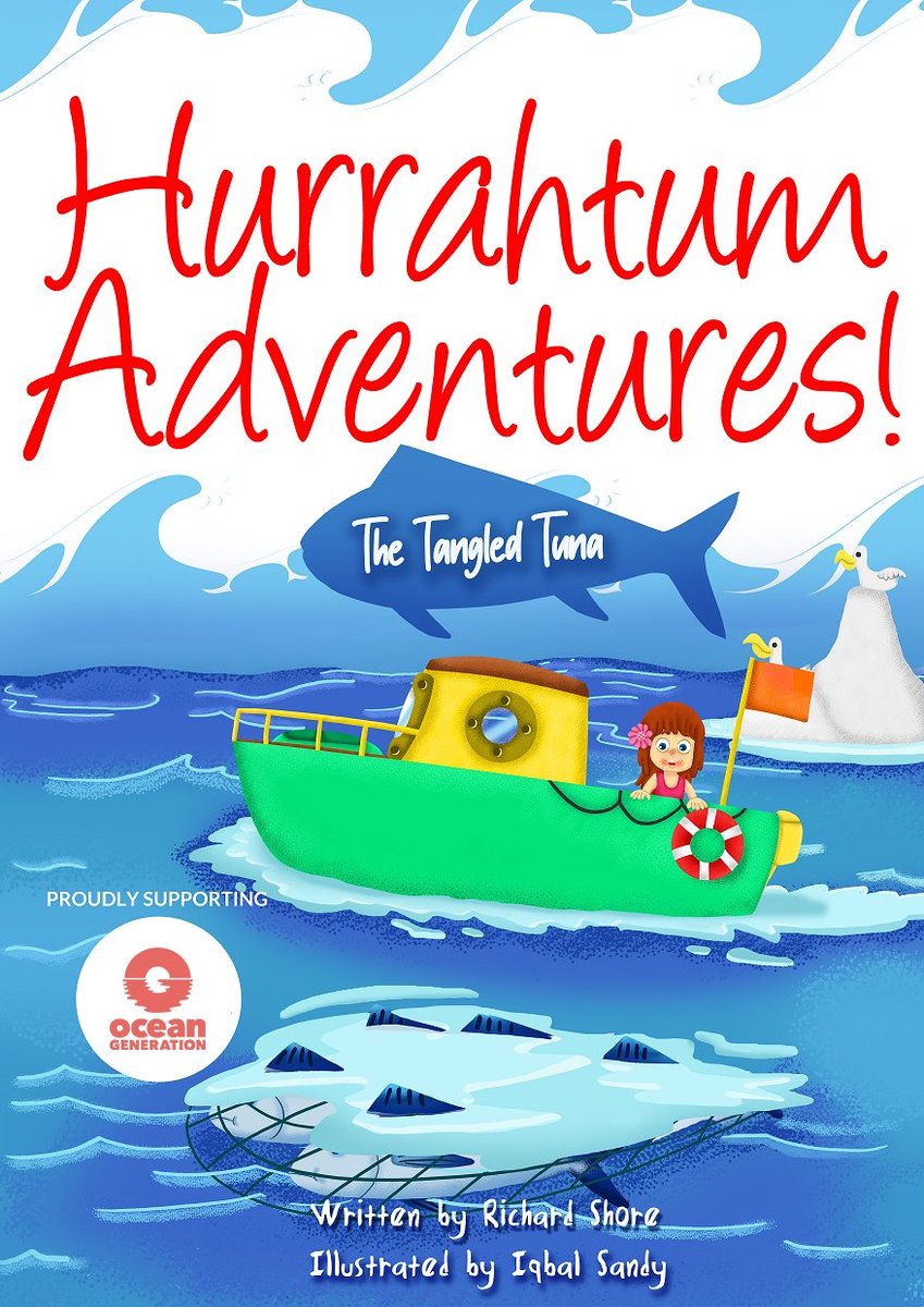 Celebrate #worldoceanday 👏

🐟 Hurrahtum Adventures! The Tangled Tuna 🐟 is an inspiring tale about Poppy, who saves tuna caught in a discarded fishing net👍

50% of profits to <a href="/oceangen_/">Ocean Generation</a>

A perfect #bedtimestory 🙂

👉 amzn.to/3pzCGdr