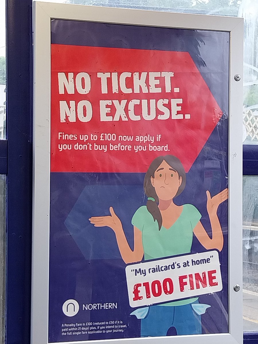 No train? No excuse. #NorthernRail.