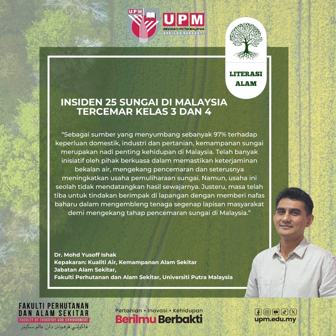 MenvUpm's tweet photo. Literasi Alam oleh pakar Fakulti Perhutanan dan Alam Sekitar, Universiti Putra Malaysia. https://t.co/9zItPsFU1v