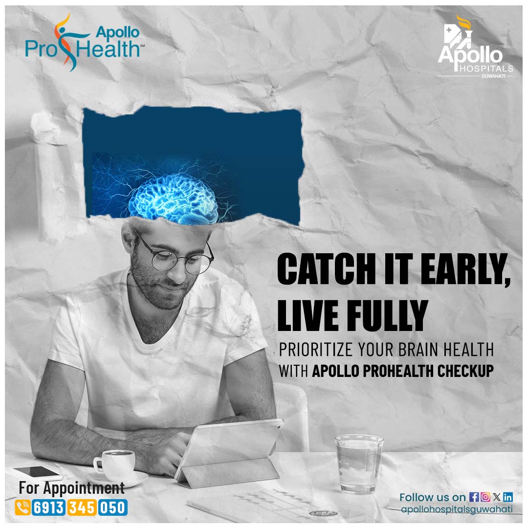 ApolloGuwahati's tweet image. Prioritize your brain's well-being with Apollo #ProHealth Checkup – the first step towards a lifetime of cognitive vitality.

Invest in your mind today, for a brighter, sharper tomorrow!

#ApolloProHealth #BeProHealth #healthcheckup #brainhealth #BrainTumor #WorldBrainTumorDay