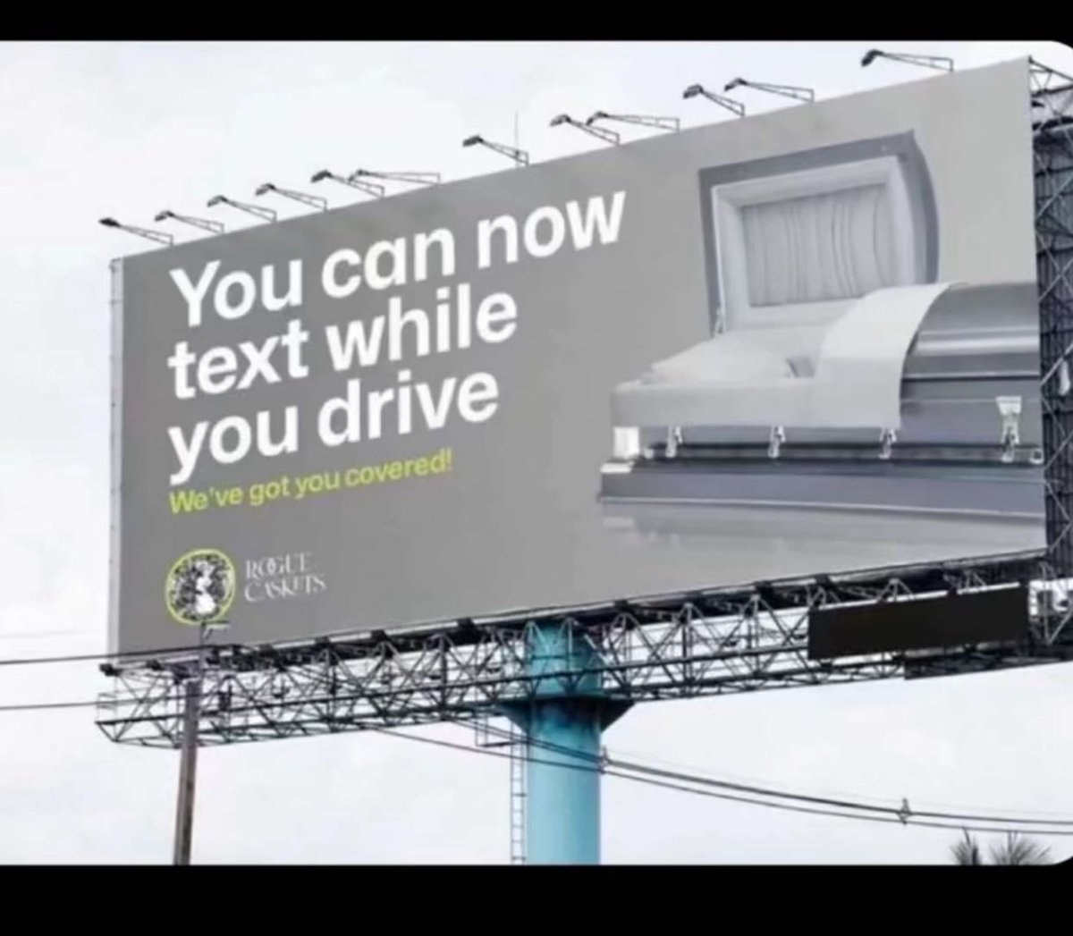 Which kind coffin advert be dis 😂😂