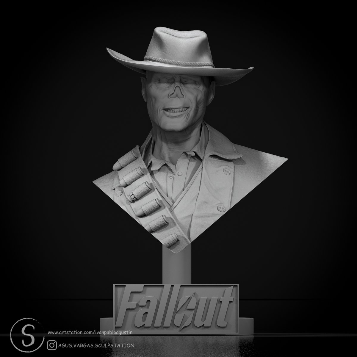 sculpstation's tweet photo. The Ghoul looks better adding these lights i guess..
#fanart3d #digitalfigure #render #keyshot #digitalart #3dprintingcommisssion #3dprinting #zbrush3dprint #fallout #fallout2024 #falloutstatue #falloutamazonprime #theghoulfallout #sculpstation #falloutvideogame #opencommisons https://t.co/MOT878YgMn