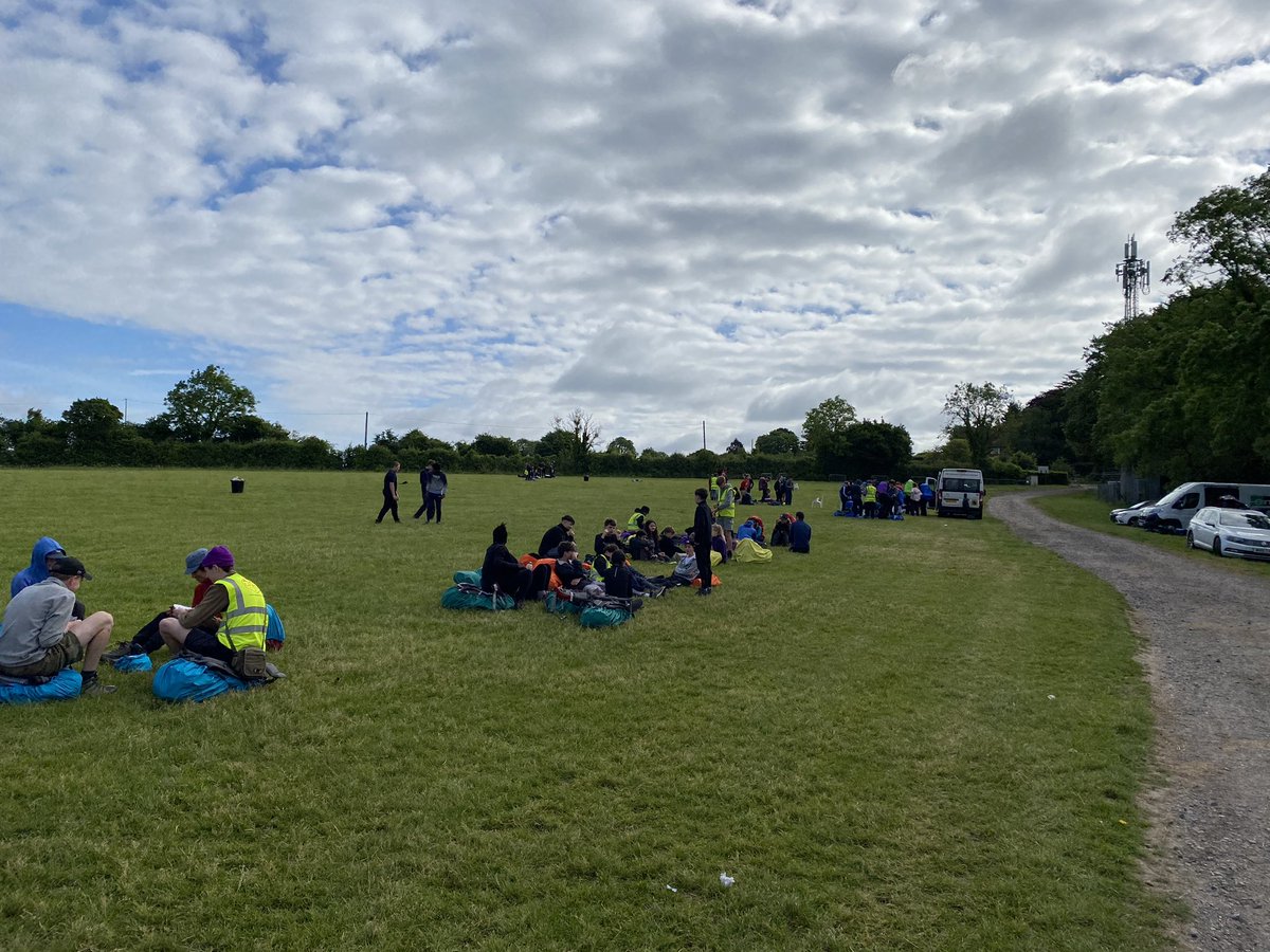 With many groups already gone, the queues have begun to get the day underway