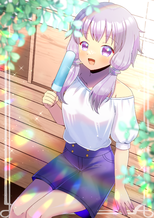 結月ゆかり 「VOICEROIDの結月ゆかりを描かせて頂きました!リクエスト有難うございます 」|ヒヨヨ@skeb募集中のイラスト