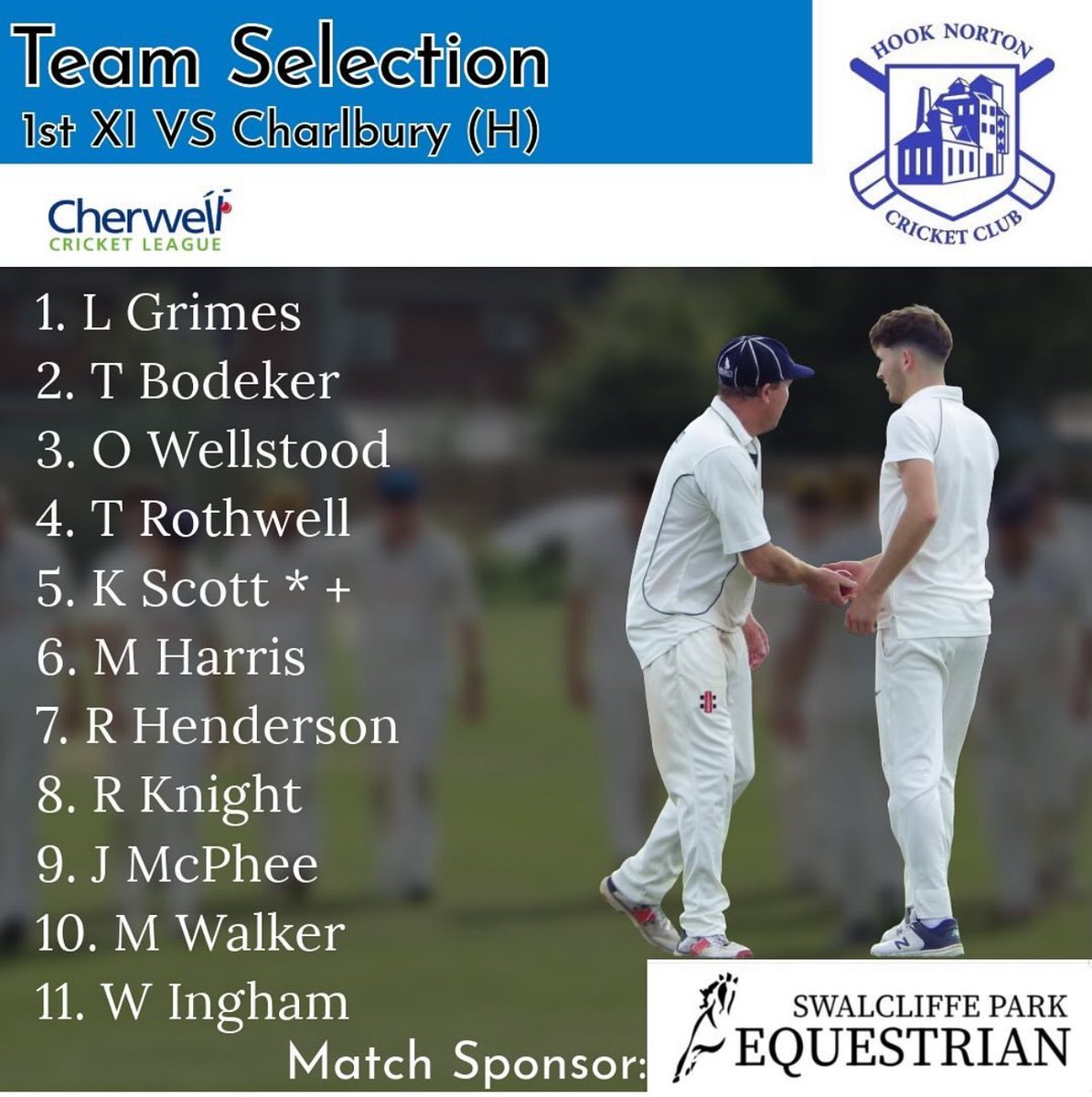Hook Norton Cricket Club (@hooknortoncc) on Twitter photo Here is your 1st XI for the ๐ก game versus <a href="/CharlburyCC/">Charlbury Cricket Club</a>. The 1s are looking for a bounce back result so head on up to the club to support them this afternoon Here is your 1st XI for the ๐ก game versus <a href="/CharlburyCC/">Charlbury Cricket Club</a>. The 1s are looking for a bounce back result so head on up to the club to support them this afternoon