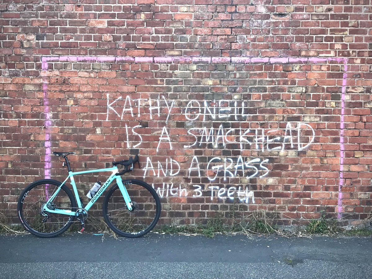 Kathy. The Birkenhead Banksy strikes One from a few years ago, still makes me smile. #Birkenvegas