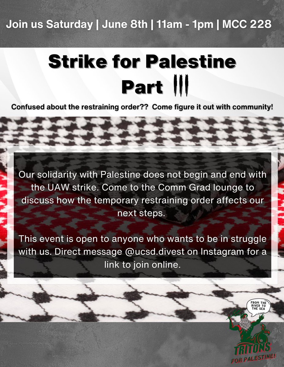 UCSD Divest tweet media