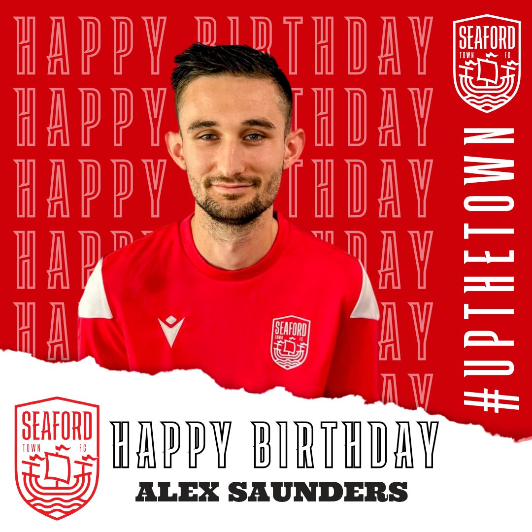 seafordtownfc's tweet photo. HAPPY BIRTHDAY SAUNDERS!!!

The man on the pitch that makes us tick... If it hasn't gone through Saunders it probably hasn't happened!

He is now a part of the furniture at Seaford Town and someone we hope to cherish for years to come 😍

Have a great day Alex ❤️

#UpTheTown https://t.co/o2rO2lFveq