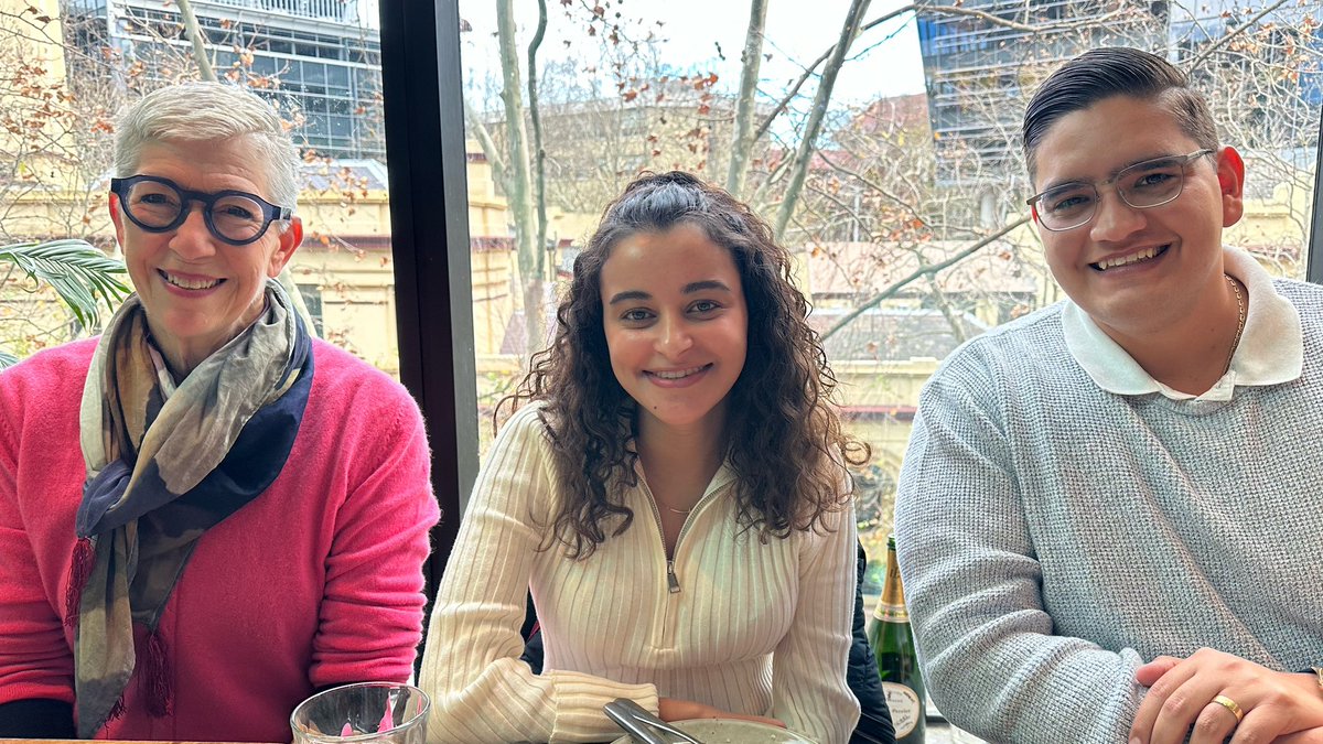 ColleenAKerr's tweet photo. Way too long since we got this crew together!   Feeling incredibly fortunate to work with such clever - and fun - people! Missed you Polly and Natalie! https://t.co/brhamknDRG