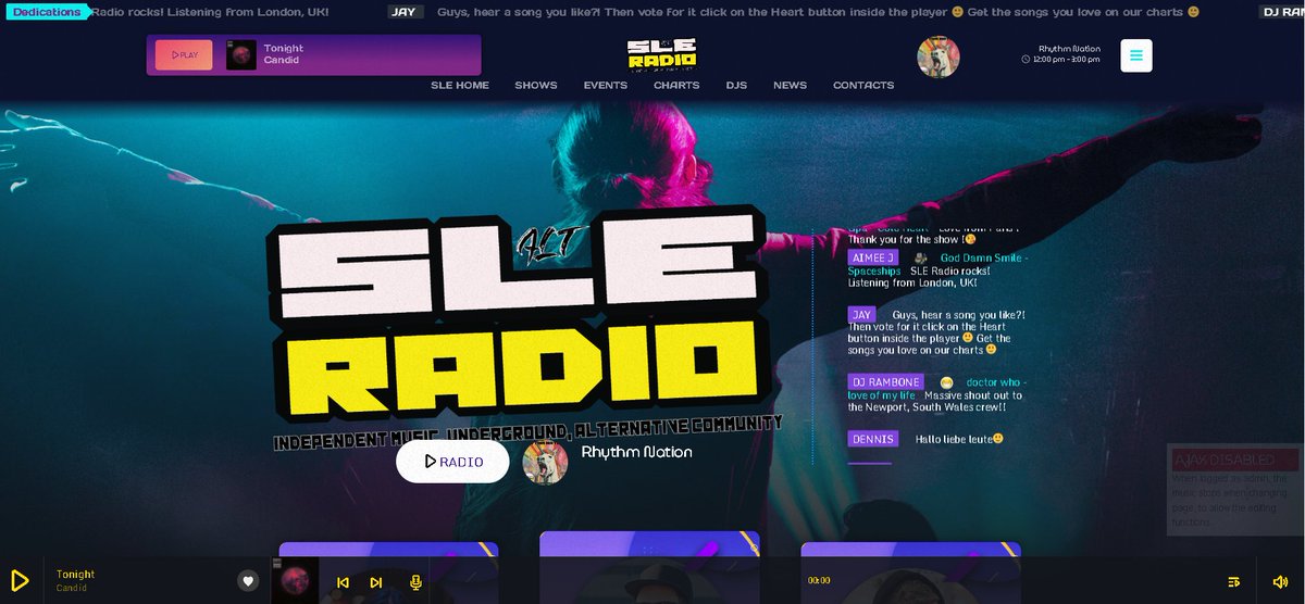 Hey guys! Ever felt like dedicating a song or giving a shout out

Scroll down sleradio.com and you'll find the Radio Dedications submission…

Enter details, Enter

When it goes live you'll be able to see it in multiple places across the website

#sleradio