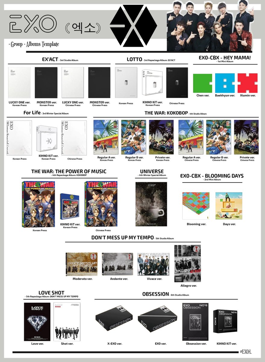Taeseungin's tweet photo. EXO (엑소) Albums Template Group Korean/Chinese/Japanese Albums 👑
@weareoneEXO
#EXO #엑소 #Suho #수호 #Xiumin #시우민 #Lay #레이 #ZhangYixing #张艺兴 #Baekhyun #백현 #Chen #첸 #Chanyeol #찬열 #DO #디오 #Kai #카이 #Sehun #세훈 #EXOL #EXIST #CREAMSODA #weareoneEXO #ALBUMSTEMPLATE https://t.co/tvtklWd1nh
