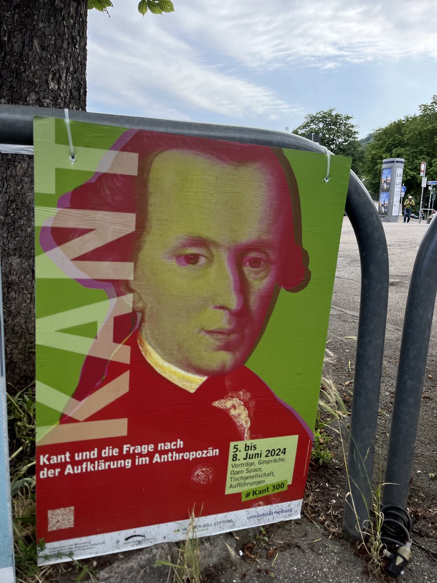 Letzter Tag von #kant300 in Freiburg zusammen mit ⁦<a href="/BoellStiftungBW/">Böll Stiftung BW</a>⁩ ⁦<a href="/morbuscriticus/">Christian Dries</a>⁩ und #KatholischeAkademie. Es geht um kulturelle und ästhetische Aufklärung. Kommt vorbei: 16 Uhr #e-werk-freiburg.