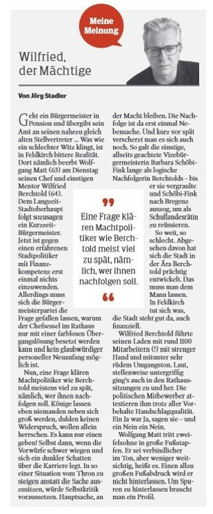 Aus gegebenem Anlass ein Kommentar aus dem Jahr 2019: Ich muss mich bei unseren Lesern für eine Fehleinschätzung entschuldigen. Matt hat in seiner kurzen Amtszeit sehr wohl Spuren hinterlassen. Eine - wenn man so will - Spur der Verwüstung. Am Dienstag ziehen wir Bilanz.