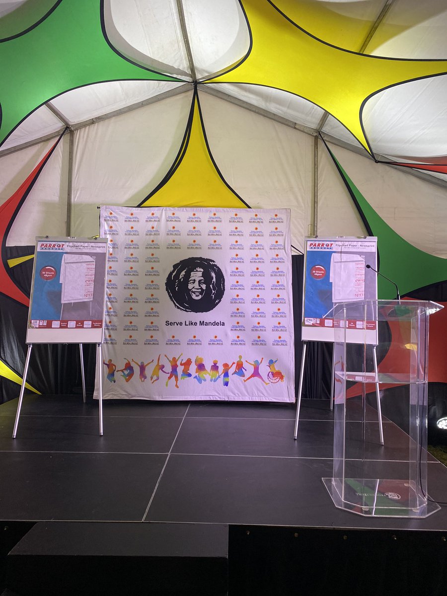 NMCF_SA's tweet photo. We are ready and excited for today’s Children’s Indaba, our venue is set, and were prepared to welcome our guests. Follow the conversation live on our Instagram page @nmcf_sa #NMCF #ServeLikeMandela https://t.co/qal8lhvIKs
