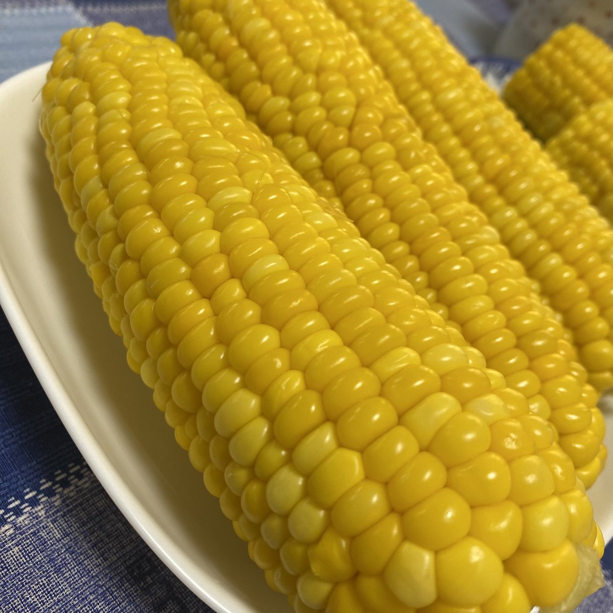 梅雨入りか〜
けどいろいろ美味しい季節♪
#スイートコーン #トウモロコシ