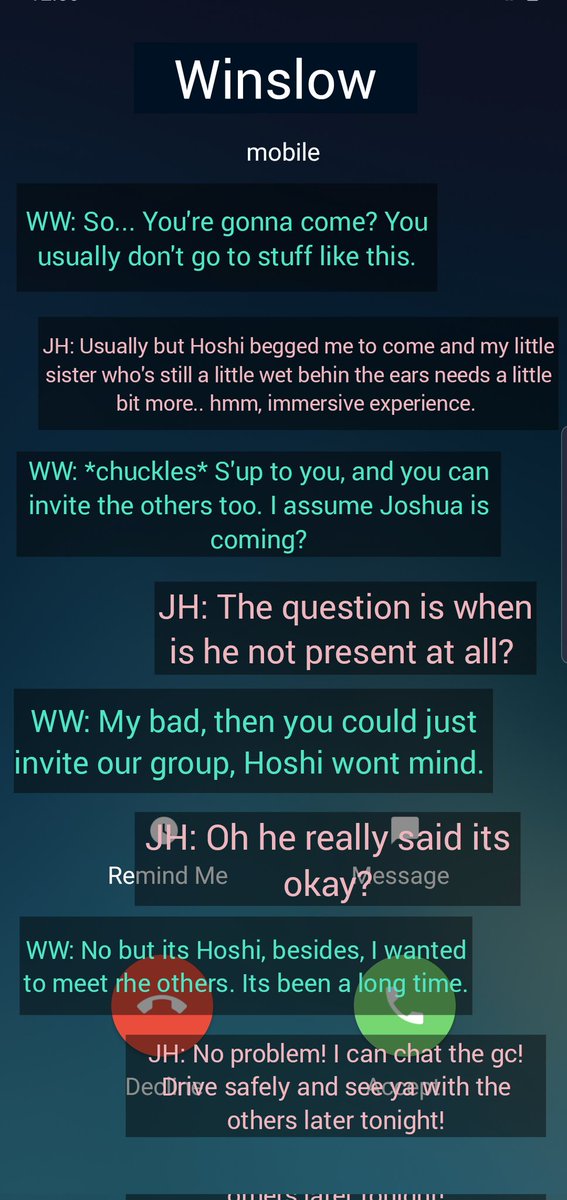 34
運転中は電話しないで!というか、運転中にタイピングするのやめてください!でも、ジョンハンはもうパーティーに招待されてるんですよ!この後どうなるんでしょう?