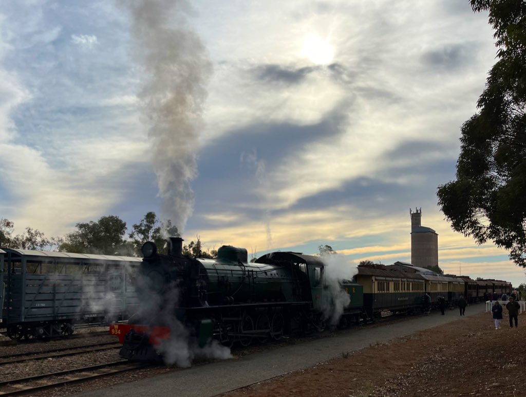 AndrewSharpe059's tweet photo. Our train on the Pichi-Richi Railway https://t.co/iCwhH7dc3H