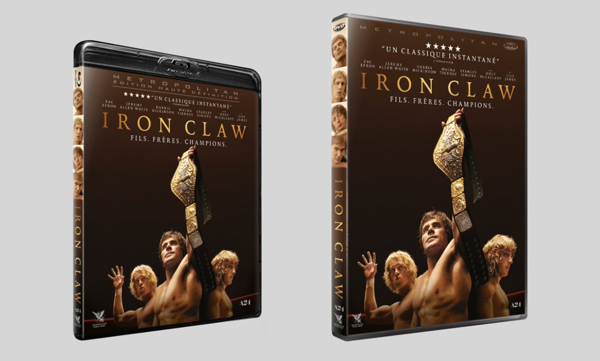 #Concours : gagnez vos DVD et blu-ray du film #IronClaw de Sean Durkin, disponible chez <a href="/Metropolitan_Fr/">Metropolitan Films</a> 

RT+Follow <a href="/LeBleuduMiroir/">Le Bleu du Miroir</a> pour doubler vos chances d'être tiré(e) au sort. lebleudumiroir.fr/iron-claw-conc…