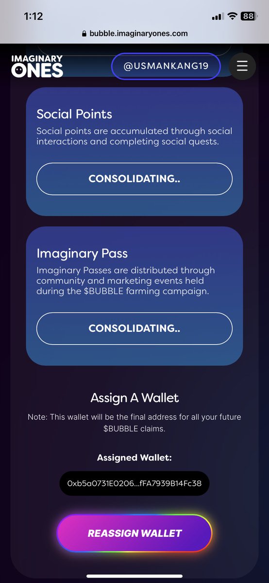 Successfully submitted the wallet ❤️
<a href="/Imaginary_Ones/">Imaginary Ones | Bubio.ai</a> $BUBBLE