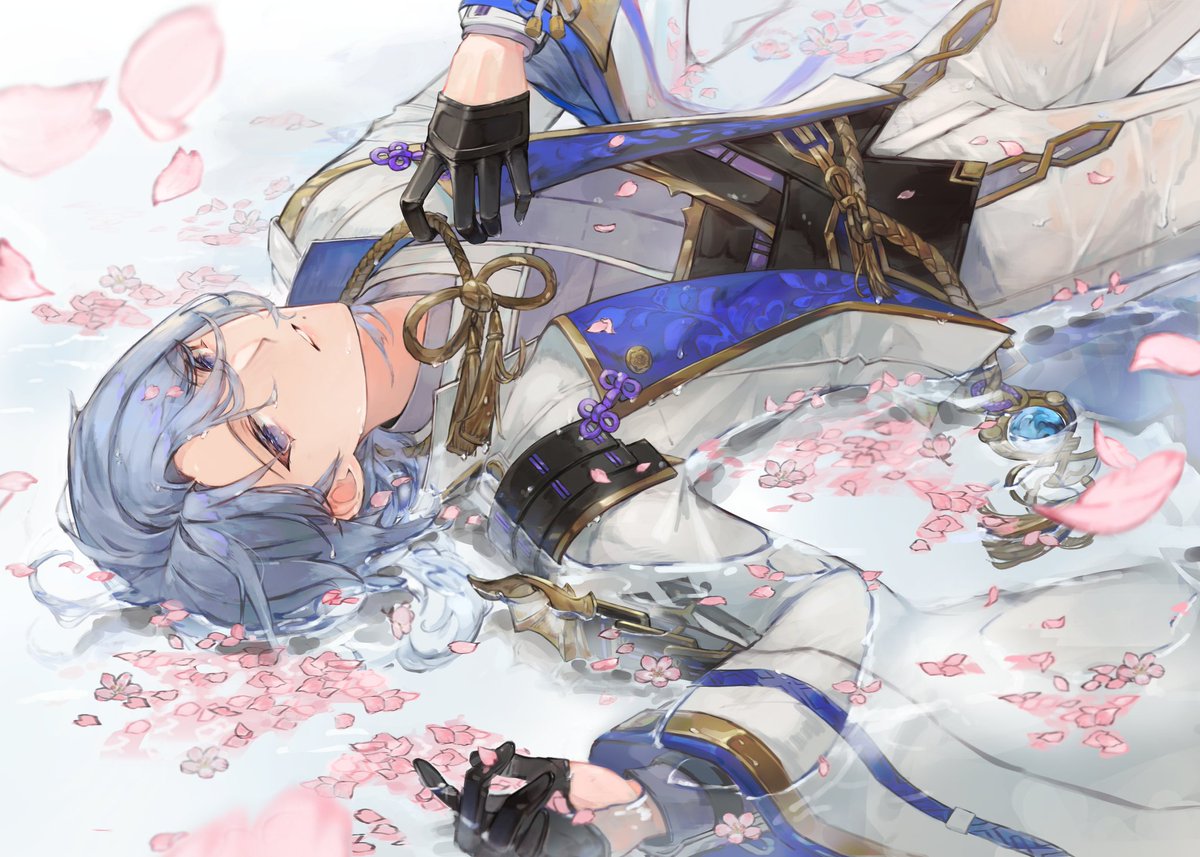 henikuki's tweet photo. Cherry Blossoms and Ayato🌸
아야토 리터치
#原神 #神里綾人 #ayato #genshinimpact #원신 https://t.co/RSQ25XCgro