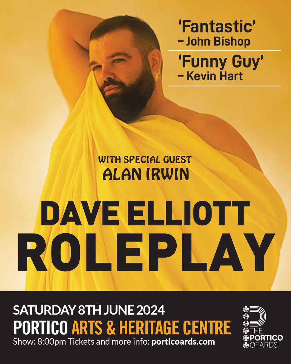 PORTAFERRY TONIGHT!!! Strangford… get your jars of mussels and potted herring and grab your tickets here: porticoards.com/whats-on/dave-…

See you there! #portaferry #livecomedy