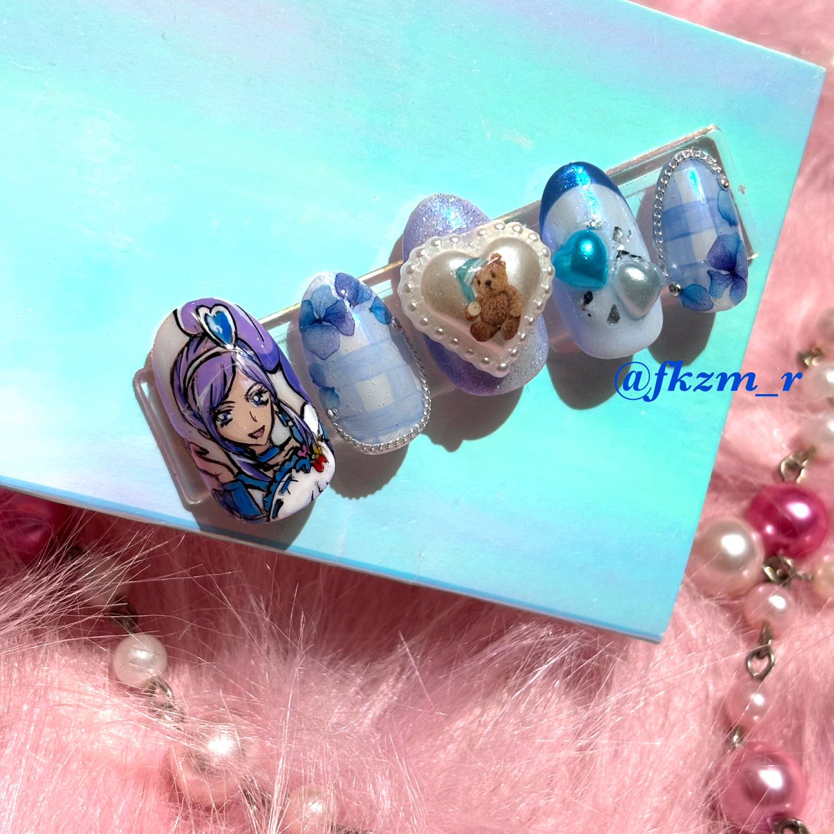 フレッシュプリキュア??キュアベリー #痛ネイル #推しネイル #概念 