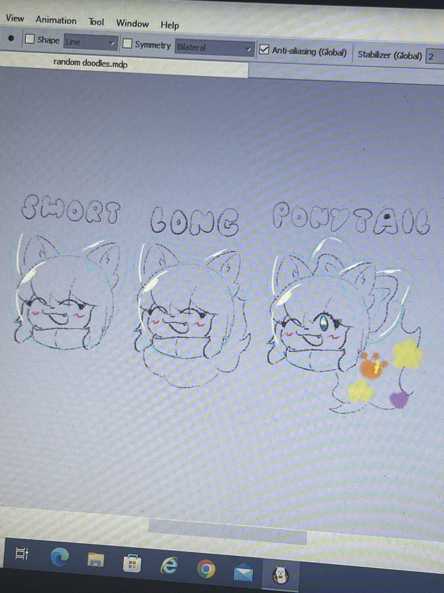 Shibs_TheAsian's tweet image. So i stopped being lazy and decided to experiment. So i gave nyastro some hair styles for fun :3. Also gav ever a eye