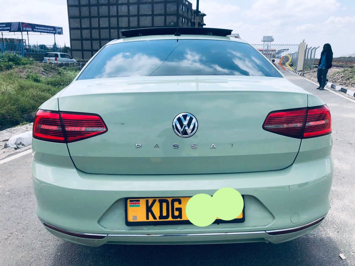 - 2015 VW Passat 🇩🇪
- KSh2,200,000
- Fuel Tank: 70L
- Location: Nairobi 🇰🇪
- +254733665551

- 1400cc Inline 4 Turbopetrol
- 123bhp/200Nm
- 7 Speed AT (DCT)
- Front Wheel Drive

- 8 Airbags
- Brake Assist
- Cruise Control
- EBD
- Electronic Stability Program
- Traction Control