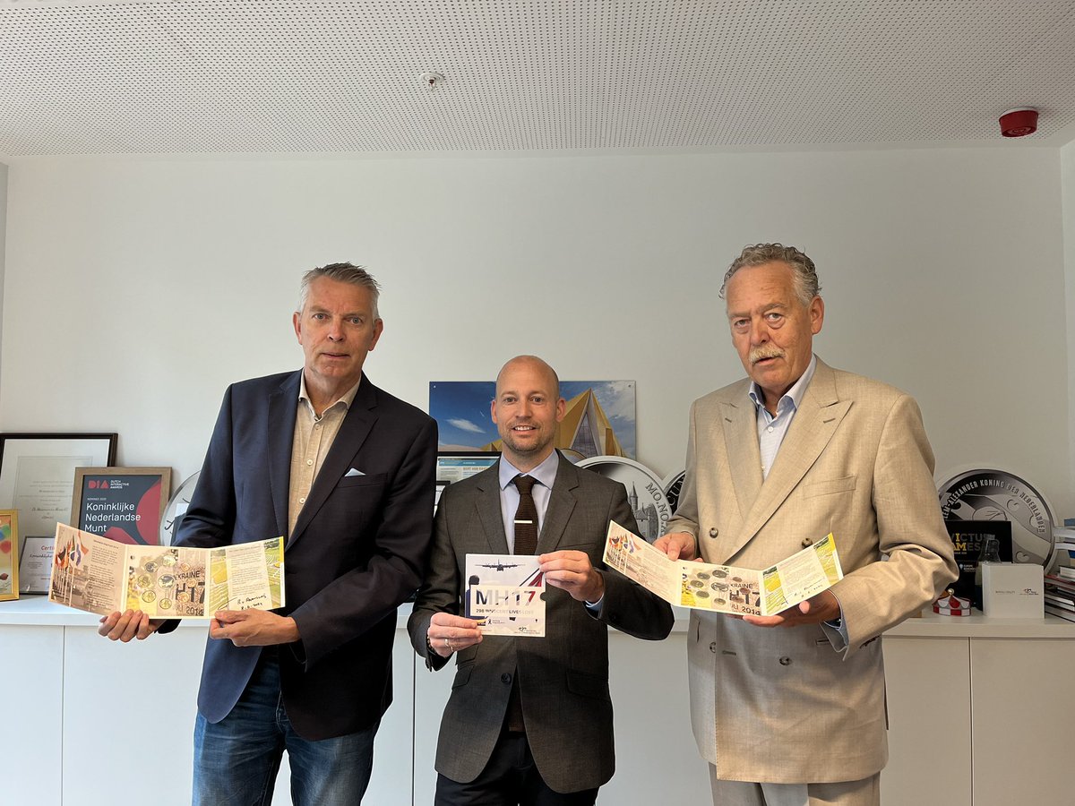 Vandaag brengt de Koninklijke Nederlandse Munt een speciale muntset omdat het op 17 juli 10 jaar geleden is dat vlucht MH17 werd neergehaald. De set is ontwikkeld in nauwe samenwerking met de stichting. Dankbaar voor dit initiatief!