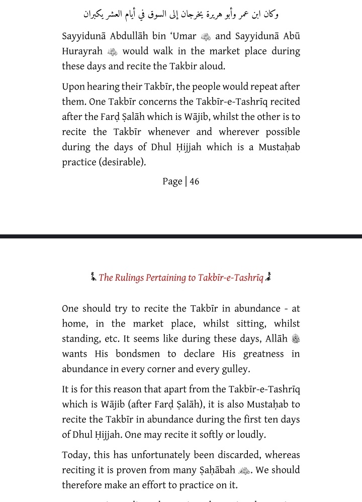 MftMSAdam's tweet photo. Revive this forgotten practice during these meritorious days of Dhul Hijjah,

#TakbeerTashreeq https://t.co/Ax2SP8NMnl
