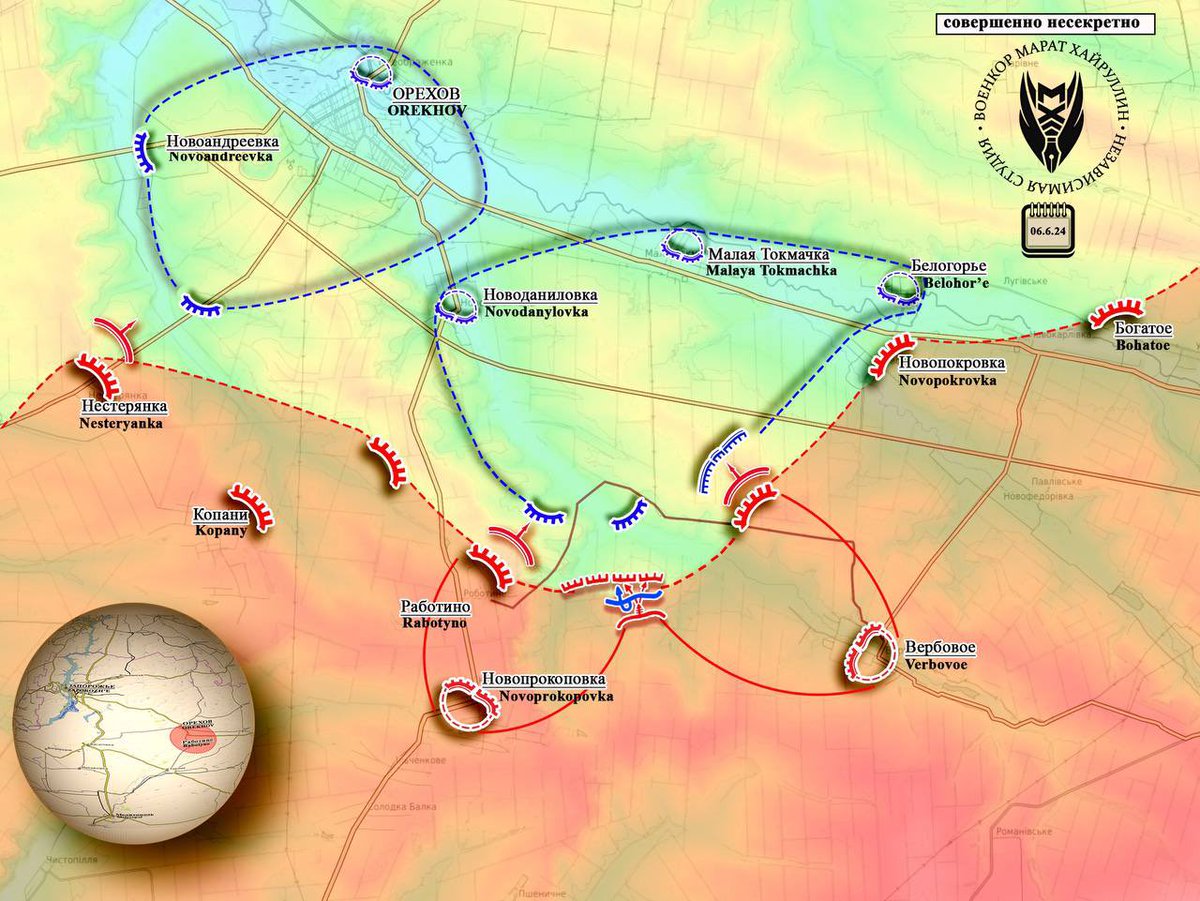 YourmediaAgency's tweet image. #Ukraine #Robotyne #Verbove #Russia Russische Angriffe auf UkraVerteidigungsanlagen nördlich von Robotyne und Verbove gehen weiter (Koba). Noch ist unklar, ob das eine Offensive wird oder das UkraOberkommando ablenken soll.