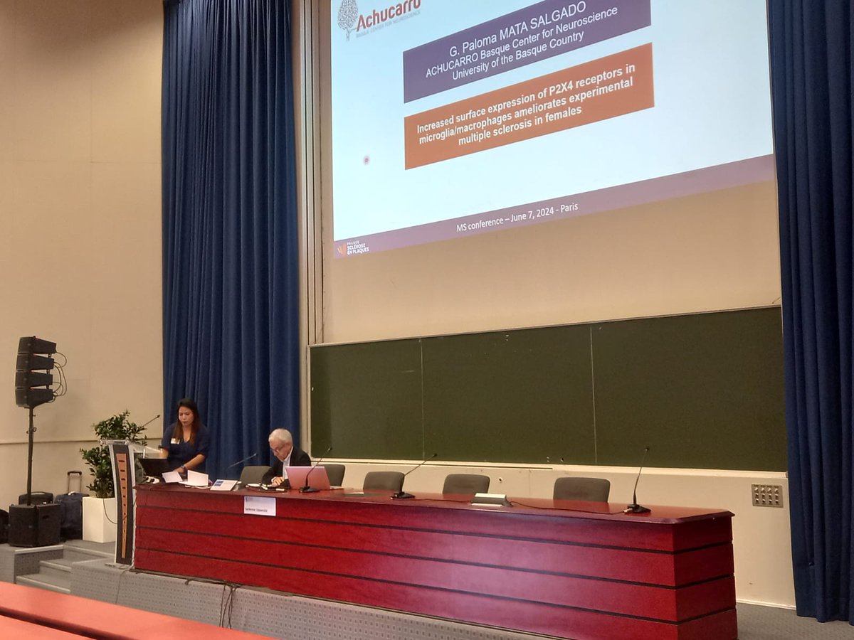 GlioMatrixLab (@gliomatrixlab) on Twitter photo Great talk by our predoctoral researcher <a href="/salgado_mata/">Paloma Mata</a> at #ARSEP meeting in Paris. #MultipleSclerosis #myelin. Great talk by our predoctoral researcher <a href="/salgado_mata/">Paloma Mata</a> at #ARSEP meeting in Paris. #MultipleSclerosis #myelin.