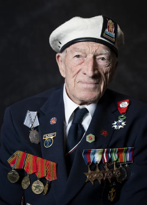 Normandy veteran Alec Penstone.