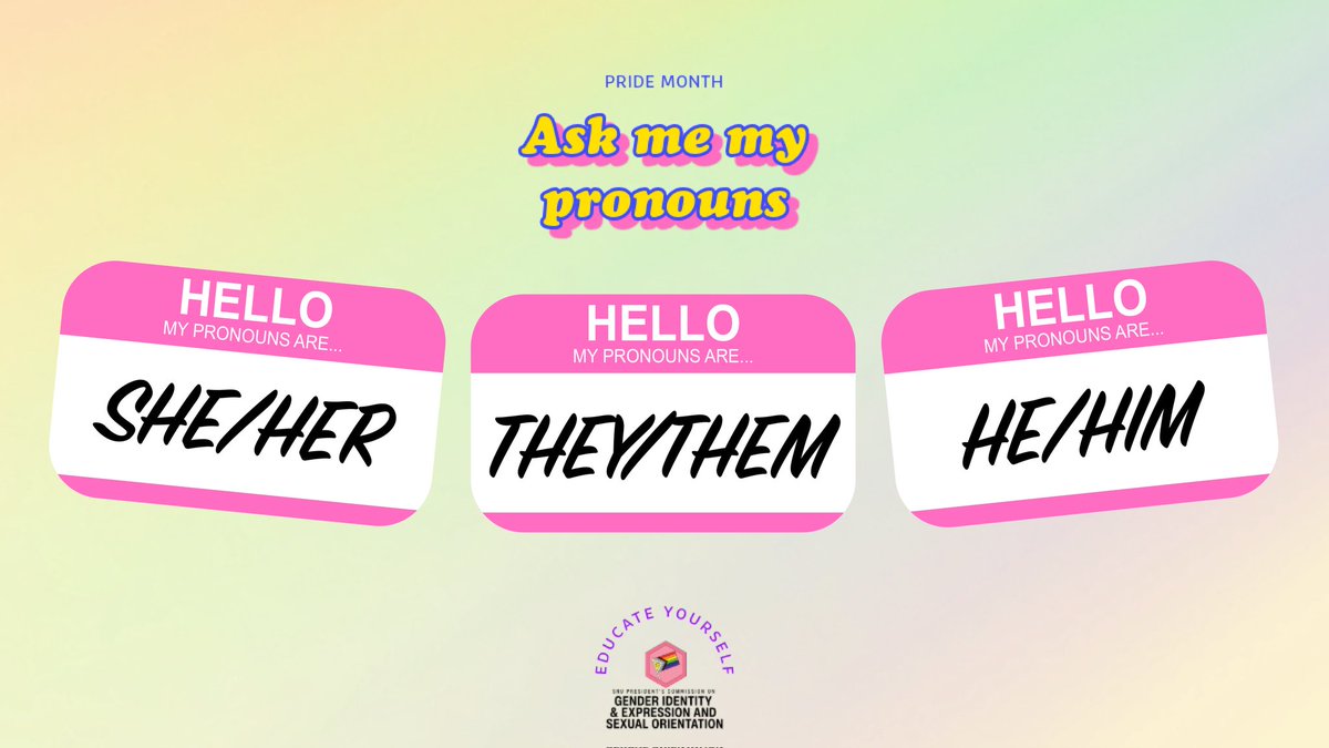 🌈Inclusivity and equality should be top of mind in June and year-round. Acknowledge and respect others’ identities by asking them their pronouns.🌈 #pridemonth
❤️🧡💛💚🩵💙💜🤎🖤