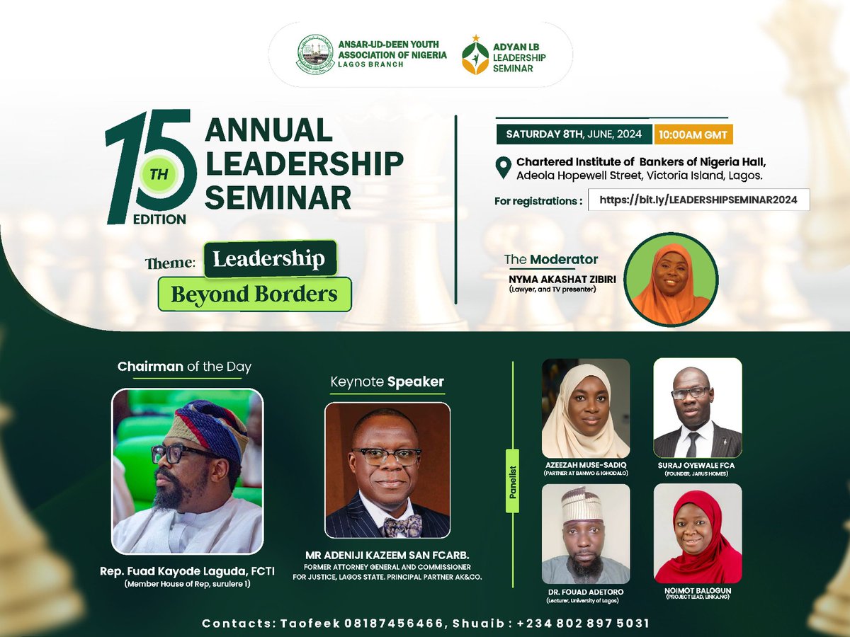 AdyanLB's tweet image. ADYAN LEADERSHIP SEMINAR 2024
LEADERSHIP BEYOND BORDERS 

#ADYANLB
#LEADERSHIPSEMINAR
#LEADERSHIPBEYONDBORDERS