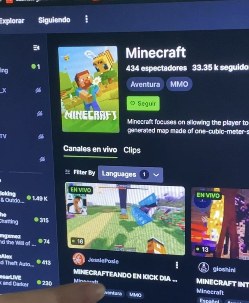 JessiePosie's tweet photo. Oficialmente 2 dias en @KickEspanol y estuvimos TOP.1 Minecraft español :0, ya somos 47/75, ¡VAMOS POR MAS! #kick #minecraft https://t.co/2hsqhnTQys