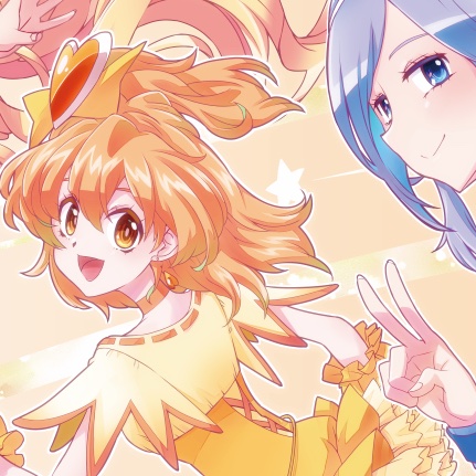 プリキュア「アンソロ表紙完成FRESH収穫祭2024でお待ちしています( *`∀` )b#フ」|まぼろしねこ🐾イース様アンソロ春レイフレのイラスト