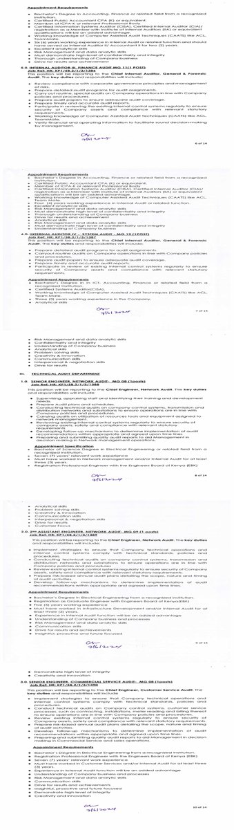 Fraudulent Internal Recruitment (Promotions) at KPLC

Good morning Cyprian

I applaud your relentless fight against injustice for the public good.

I work with KPLC and I would like bring to your attention the ongoing internal recruitment in KPLC where an advert was circulated
