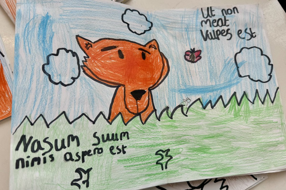 QueensCofE's tweet photo. Years 3 and 4 made ‘That’s not my…..’ books including the textures and bright colours and we love the end result. 🤩#latin #art #books @Miss_BBradshaw @misskthomas_ @MrKidd93 https://t.co/drtS0Aj3c4