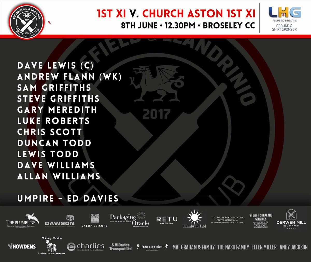 Guilsfield & Llandrinio Cricket Club tweet media