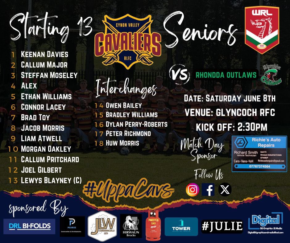 It’s been a while but game day is finally here! 🏉⚔️