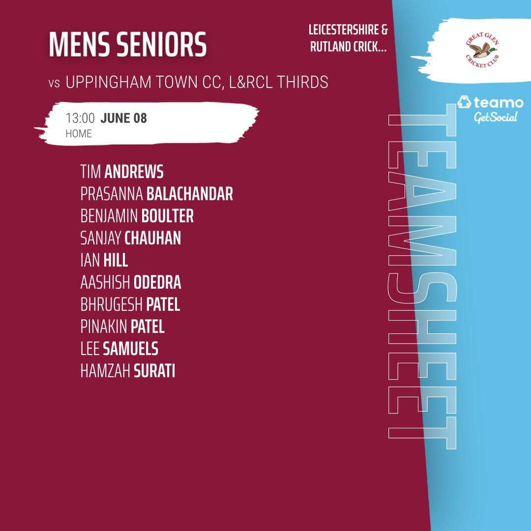 Today's 2nd XI at home to <a href="/UTCC_/">Uppingham Town CC</a> 3s