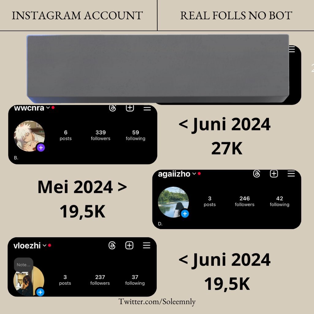 E. Jual akun IG Instagram. tweet media
