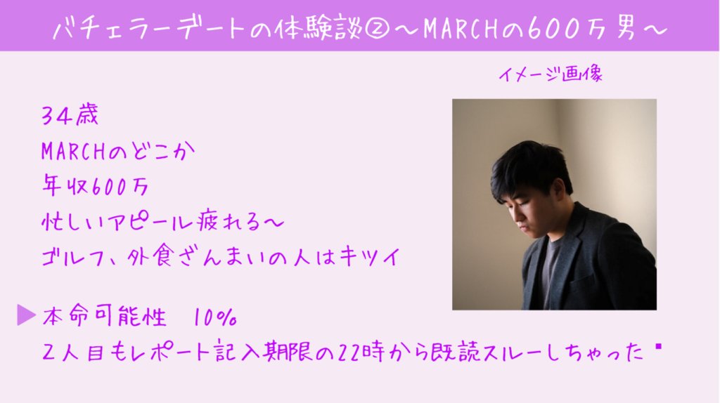 6ko_ch's tweet photo. 2度目のバチェラーデートは34歳のBさん！MARCHの理系卒、身長172cm、ふわっとしたコーデが魅力的。外食派で料理上手とのこと。
わたしには贅沢すぎるお相手ですが価値観が合わず、LINE交換はせずにお別れ。
次は #Teee 使ってみようかな((+_+)) https://t.co/hWKmIKIl5A