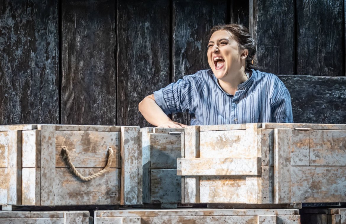 It’s TONIGHT!!!

Nervous/happy/excited!!!!!

Join the 21st regiment tonight <a href="/grangeparkopera/">Grange Park Opera</a> !!

Photo: <a href="/BrennersMarc/">Marc Brenners</a> 
Directors: John Doyle &amp; Nikki Woollaston 
Conductor: Claire Levacher
Costume: @gabzdalton
Makeup/Hair: @katie_makeupandhair @darrendware
