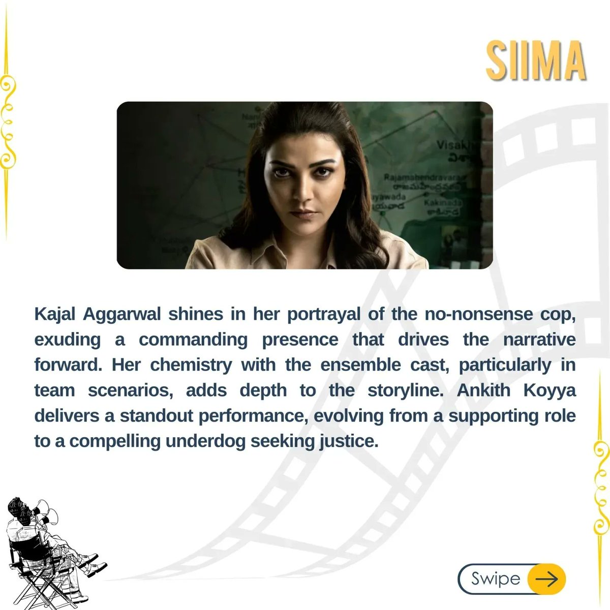siima's tweet photo. SIIMA MOVIE REVIEW 🎥🎬🎞️

@MsKajalAggarwal @Naveenc212 @AurumArtsOffl @SashiTikka

#Satyabhama #SatyabhamaReview #SIIMAReview #KajalAggarwal #telugucinema #SIIMA https://t.co/GyOAd3q1Q5